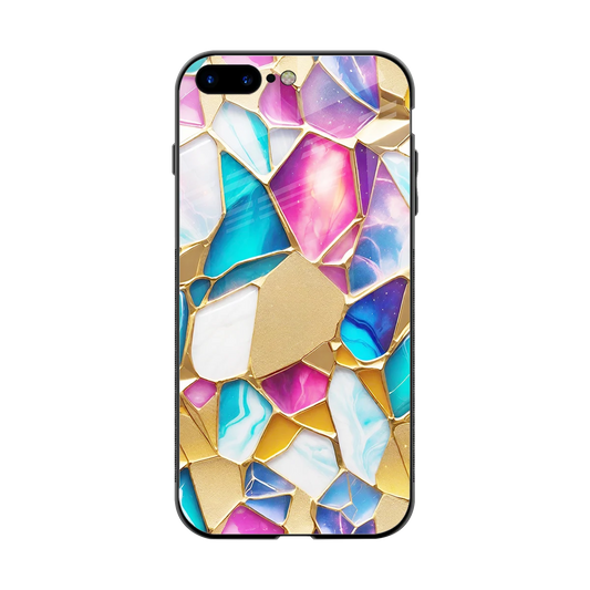 Luxe Spectrum back phone cover | glass case for iphone 8 plus