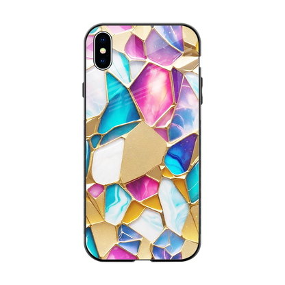 Luxe Spectrum back phone cover | glass case for iphone xs max