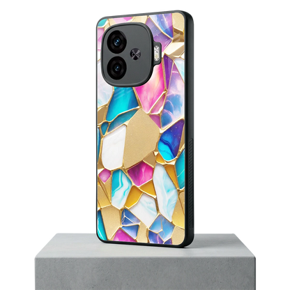 Luxe Spectrum iqoo neo 10r 5g mobile cover | shockproof glass phone case