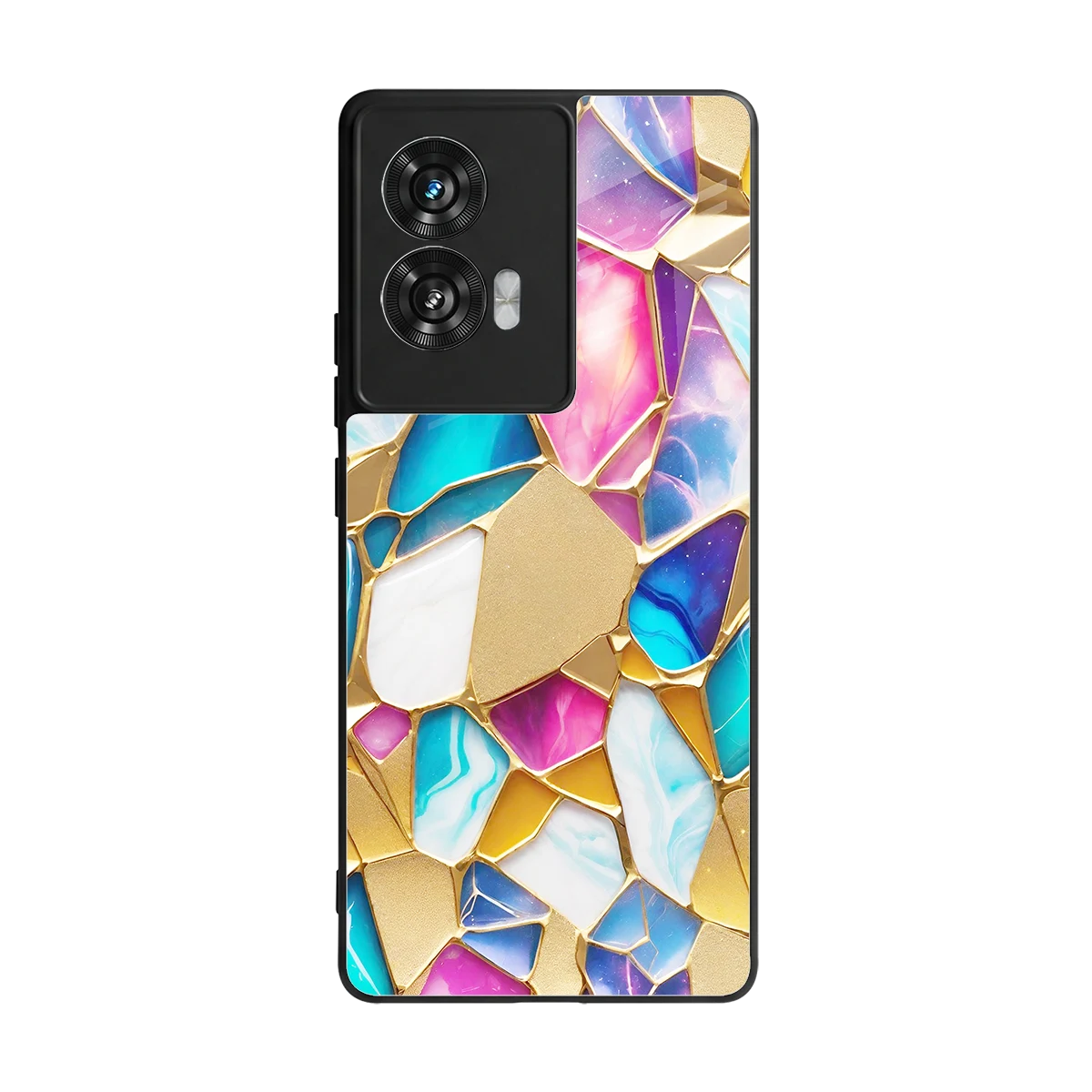 Luxe Spectrum back phone cover | glass case for motorola edge 50 fusion