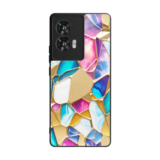 Luxe Spectrum back phone cover | glass case for motorola edge 50 fusion