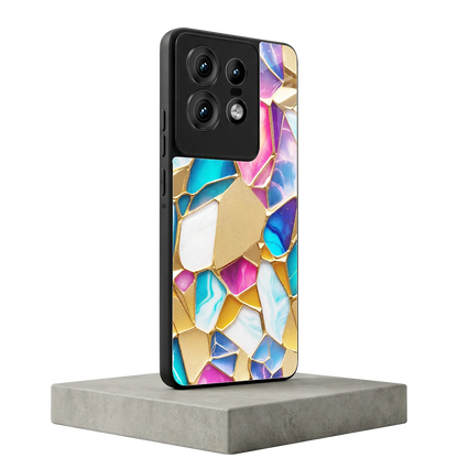 Luxe Spectrum motorola edge 50 pro mobile cover | shockproof glass phone case
