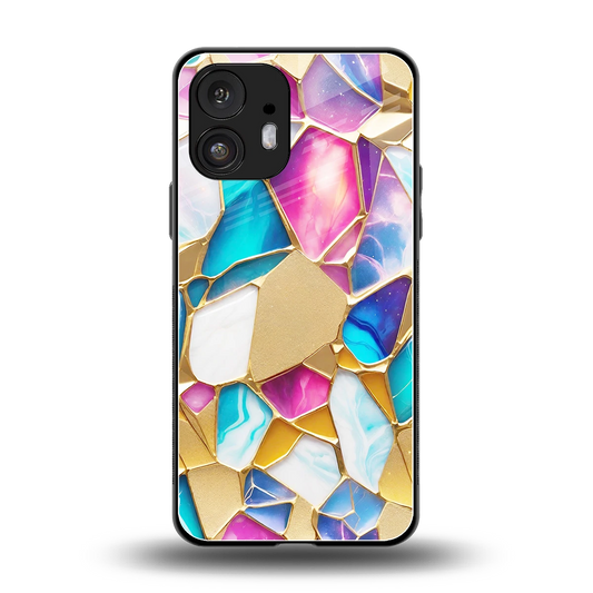 Luxe Spectrum back phone cover | glass case for nothing phone 2