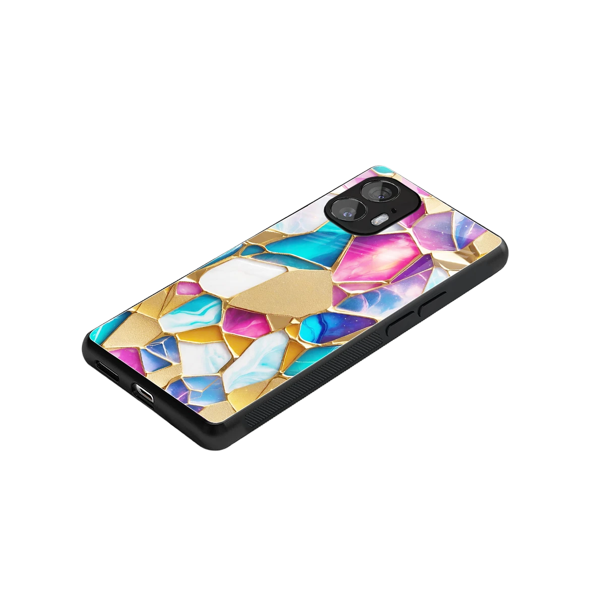 Luxe Spectrum stylish phone case for nothing phone 2 | glossy glass and slim fit