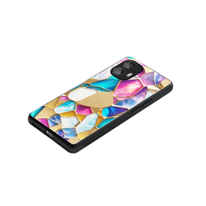 Luxe Spectrum stylish phone case for nothing phone 2 | glossy glass and slim fit