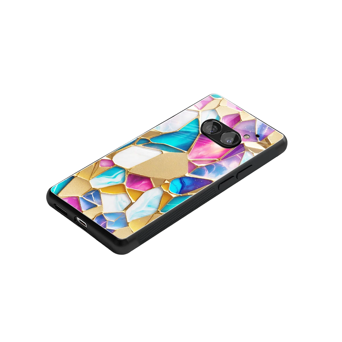 Luxe Spectrum stylish phone case for nothing phone 2a | glossy glass and slim fit