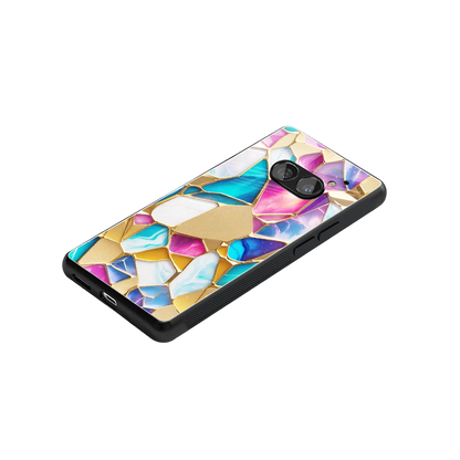 Luxe Spectrum stylish phone case for nothing phone 2a | glossy glass and slim fit