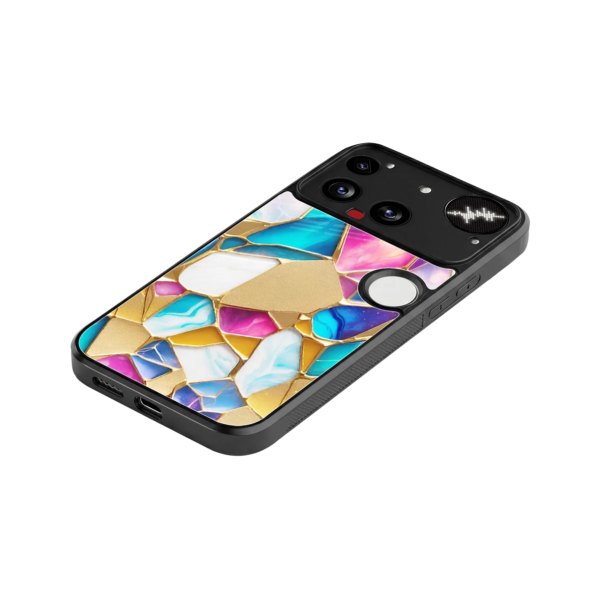 Luxe Spectrum stylish phone case for nothing phone 3 | glossy glass and slim fit