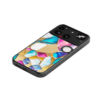 Luxe Spectrum stylish phone case for nothing phone 3 | glossy glass and slim fit