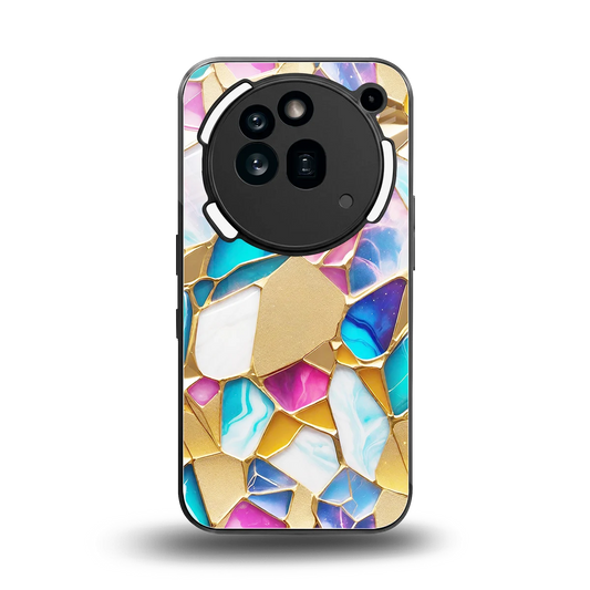 Luxe Spectrum back phone cover | glass case for nothing phone 3a pro