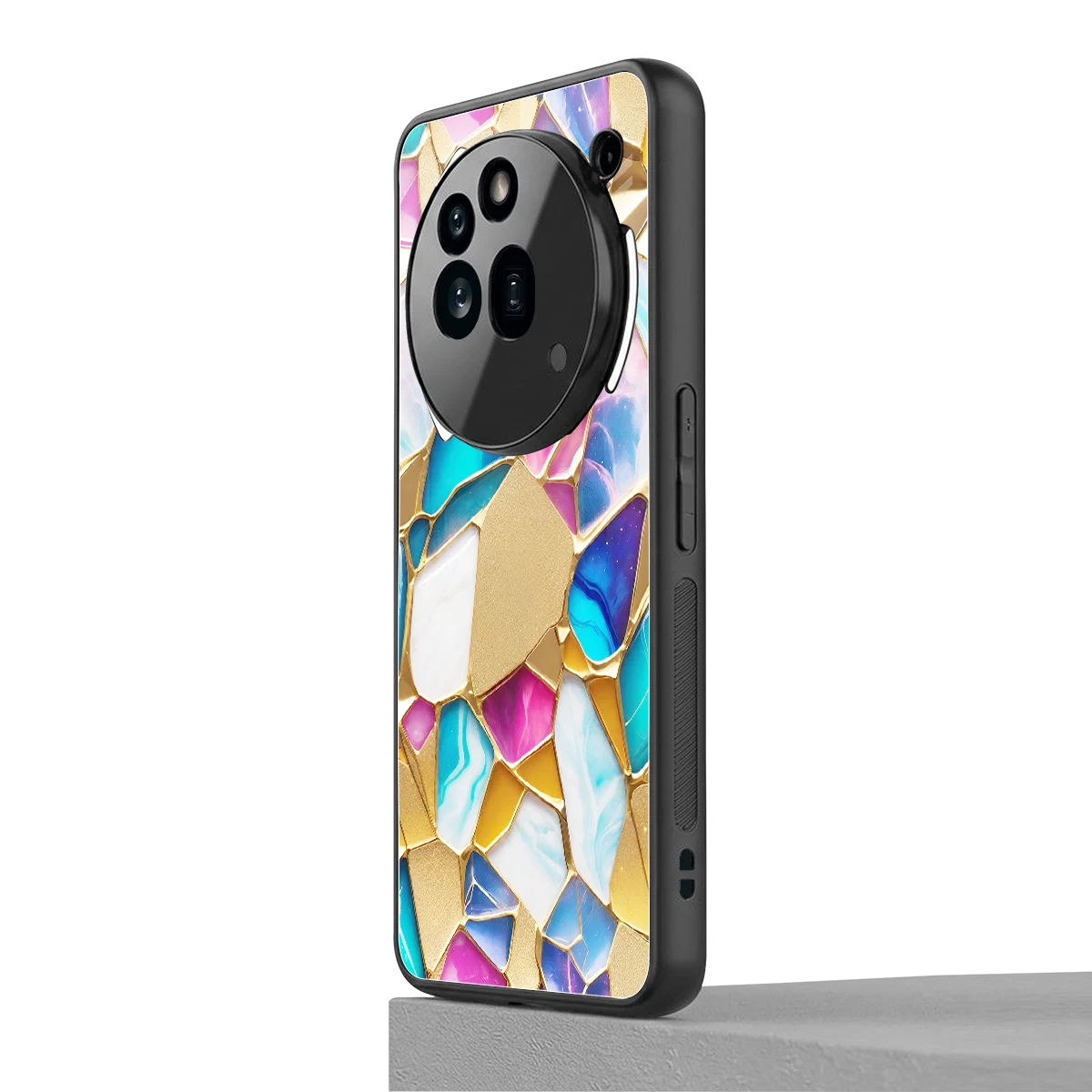 Luxe Spectrum nothing phone 3a pro mobile cover | shockproof glass phone case