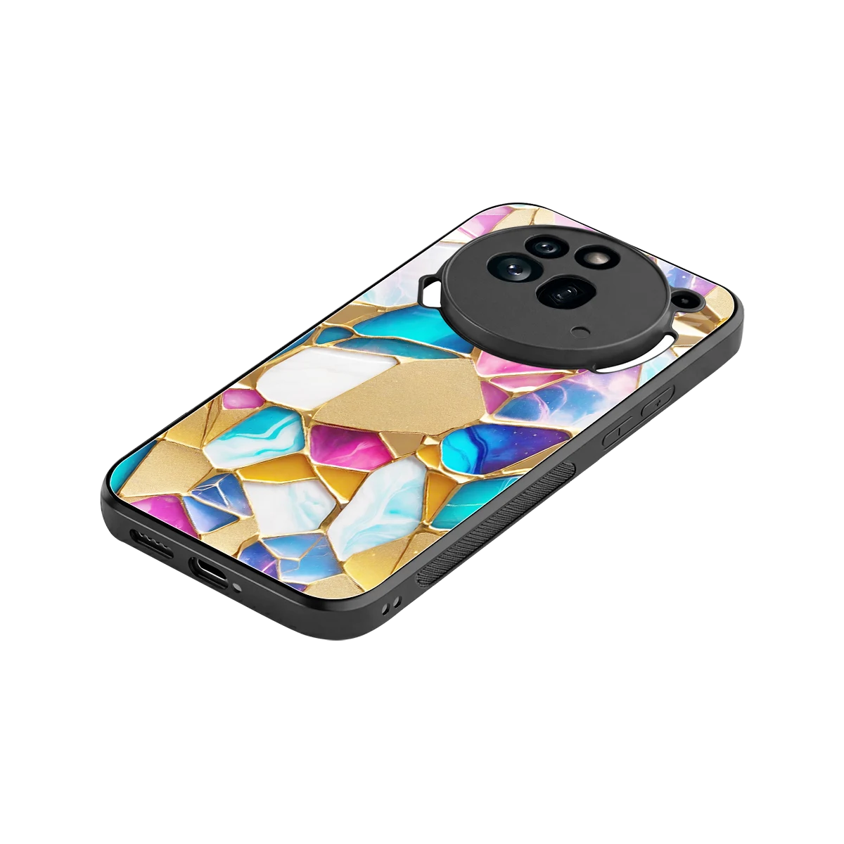 Luxe Spectrum stylish phone case for nothing phone 3a pro | glossy glass and slim fit