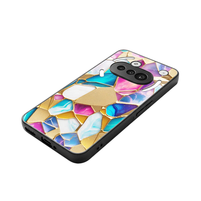 Luxe Spectrum stylish phone case for nothing phone 3a | glossy glass and slim fit