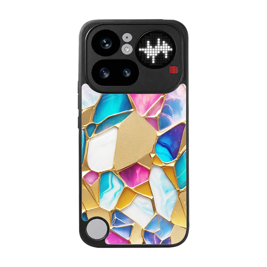 Luxe Spectrum back phone cover | glass case for nothing phone 4a pro