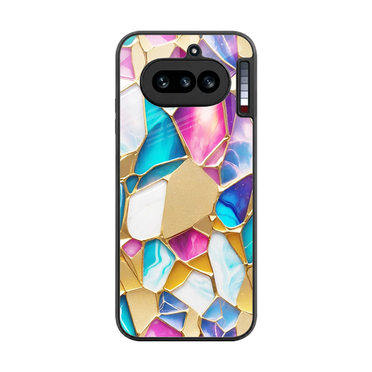 Luxe Spectrum back phone cover | glass case for nothing phone 4a