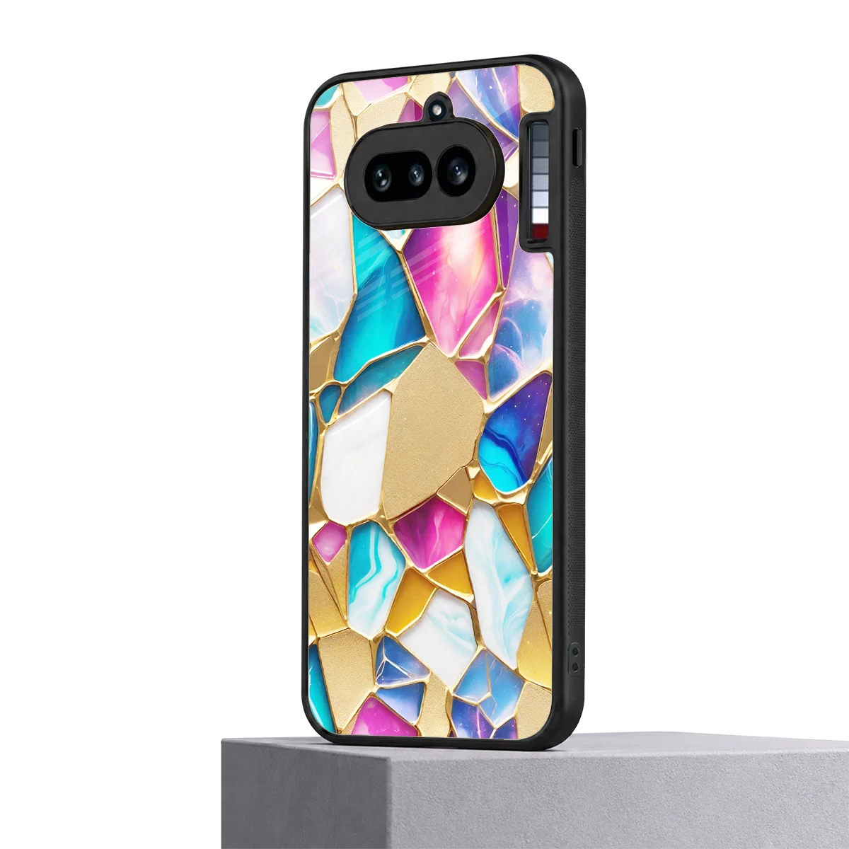 Luxe Spectrum nothing phone 4a mobile cover | shockproof glass phone case