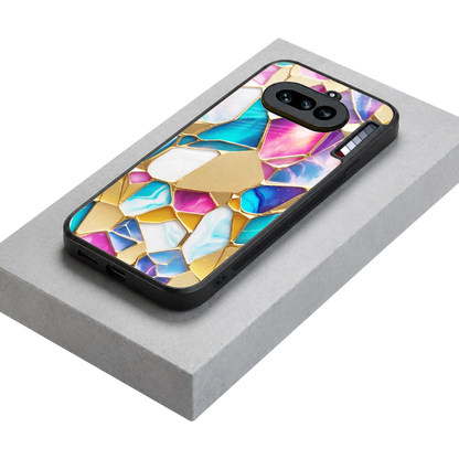 Luxe Spectrum stylish phone case for nothing phone 4a | glossy glass and slim fit