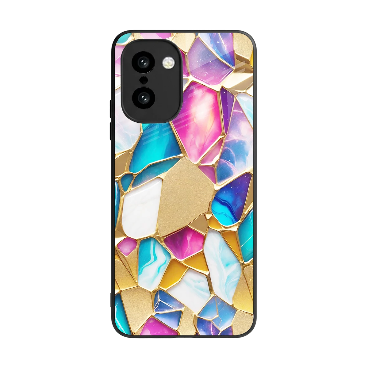 Luxe Spectrum back phone cover | glass case for oneplus 15r