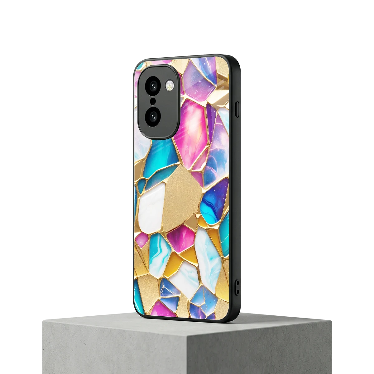 Luxe Spectrum oneplus 15r mobile cover | shockproof glass phone case