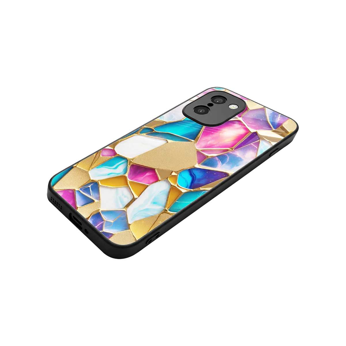 Luxe Spectrum stylish phone case for oneplus 15r | glossy glass and slim fit