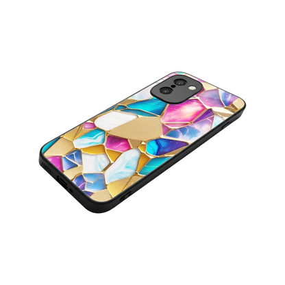 Luxe Spectrum stylish phone case for oneplus 15r | glossy glass and slim fit