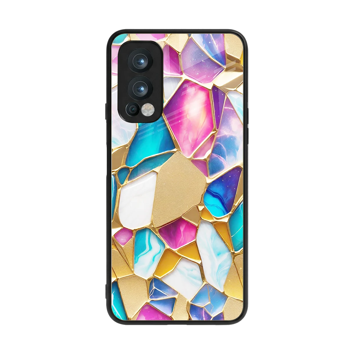 Luxe Spectrum back phone cover | glass case for oneplus nord 2