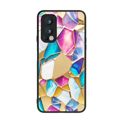 Luxe Spectrum back phone cover | glass case for oneplus nord 2
