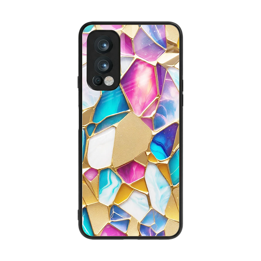 Luxe Spectrum back phone cover | glass case for oneplus nord 2