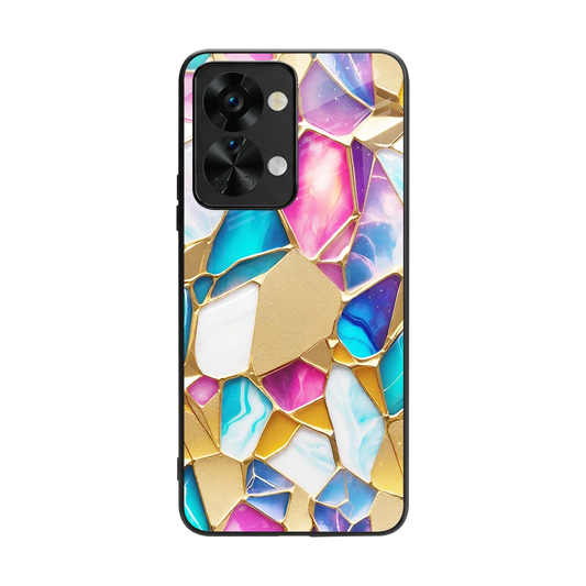Luxe Spectrum back phone cover | glass case for oneplus nord 2t