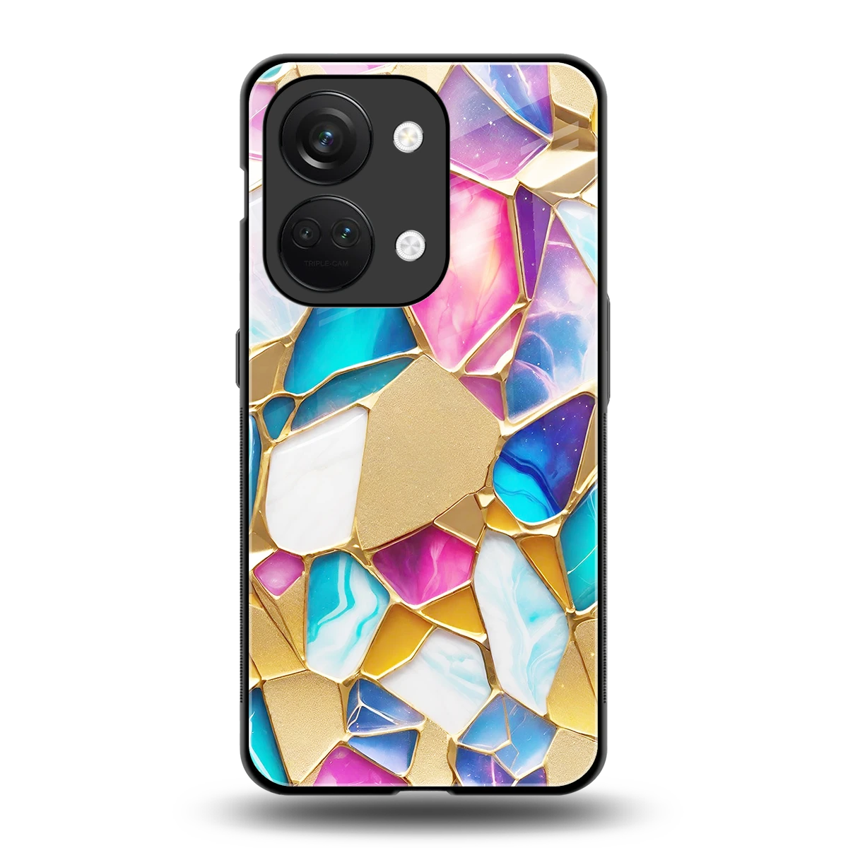 Luxe Spectrum back phone cover | glass case for oneplus nord 3