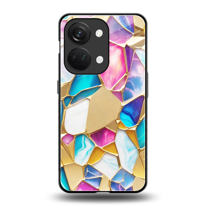 Luxe Spectrum back phone cover | glass case for oneplus nord 3
