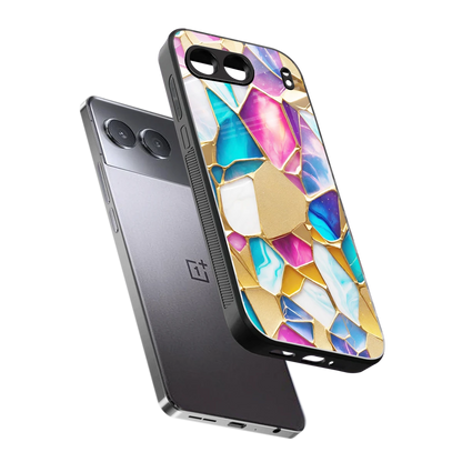 Luxe Spectrum sleek oneplus nord 4 cover with tempered glass back and TPU edges