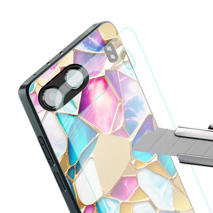 Luxe Spectrum stylish phone case for oneplus nord 4 | glossy glass and slim fit