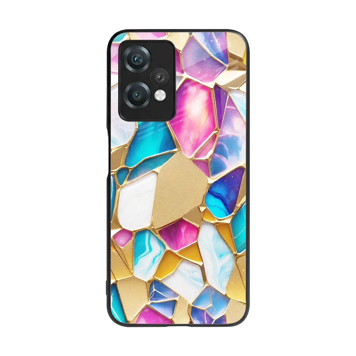 Luxe Spectrum back phone cover | glass case for oneplus nord ce 2 lite