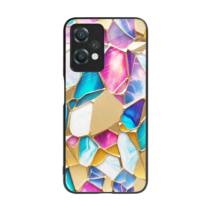 Luxe Spectrum back phone cover | glass case for oneplus nord ce 2 lite