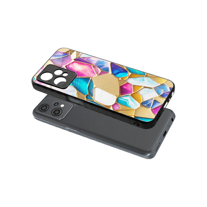 Luxe Spectrum sleek oneplus nord ce 2 lite cover with tempered glass back and TPU edges