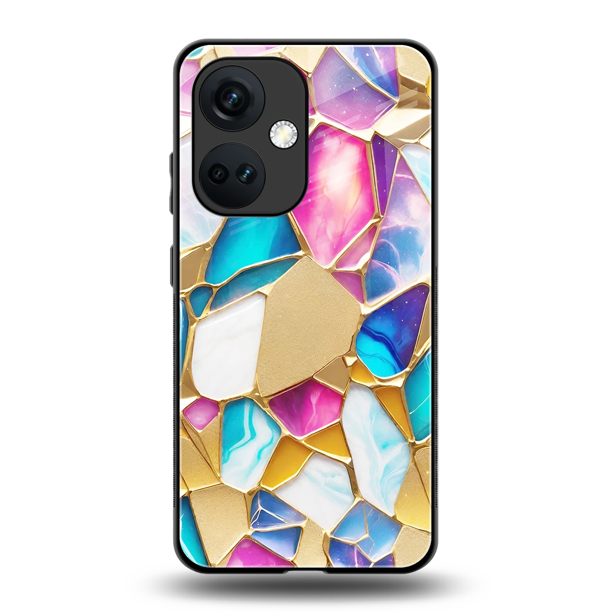Luxe Spectrum back phone cover | glass case for oneplus nord ce 3
