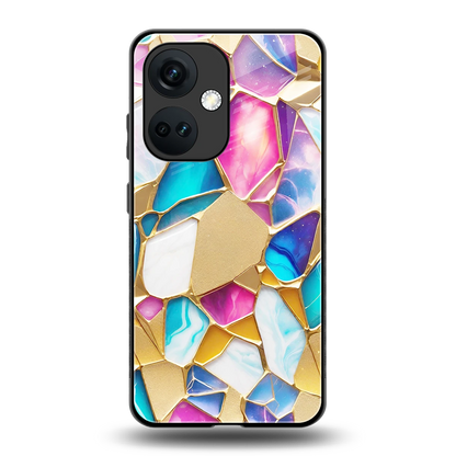 Luxe Spectrum back phone cover | glass case for oneplus nord ce 3