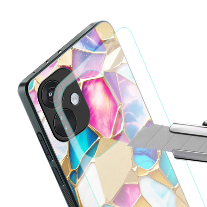 Luxe Spectrum stylish phone case for oneplus nord ce 3 | glossy glass and slim fit