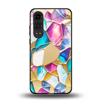 Luxe Spectrum back phone cover | glass case for oneplus nord ce 4 lite