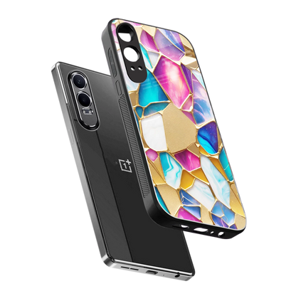 Luxe Spectrum sleek oneplus nord ce 4 lite cover with tempered glass back and TPU edges