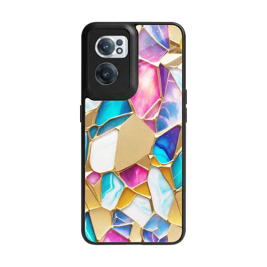 Luxe Spectrum back phone cover | glass case for oneplus nord ce 2