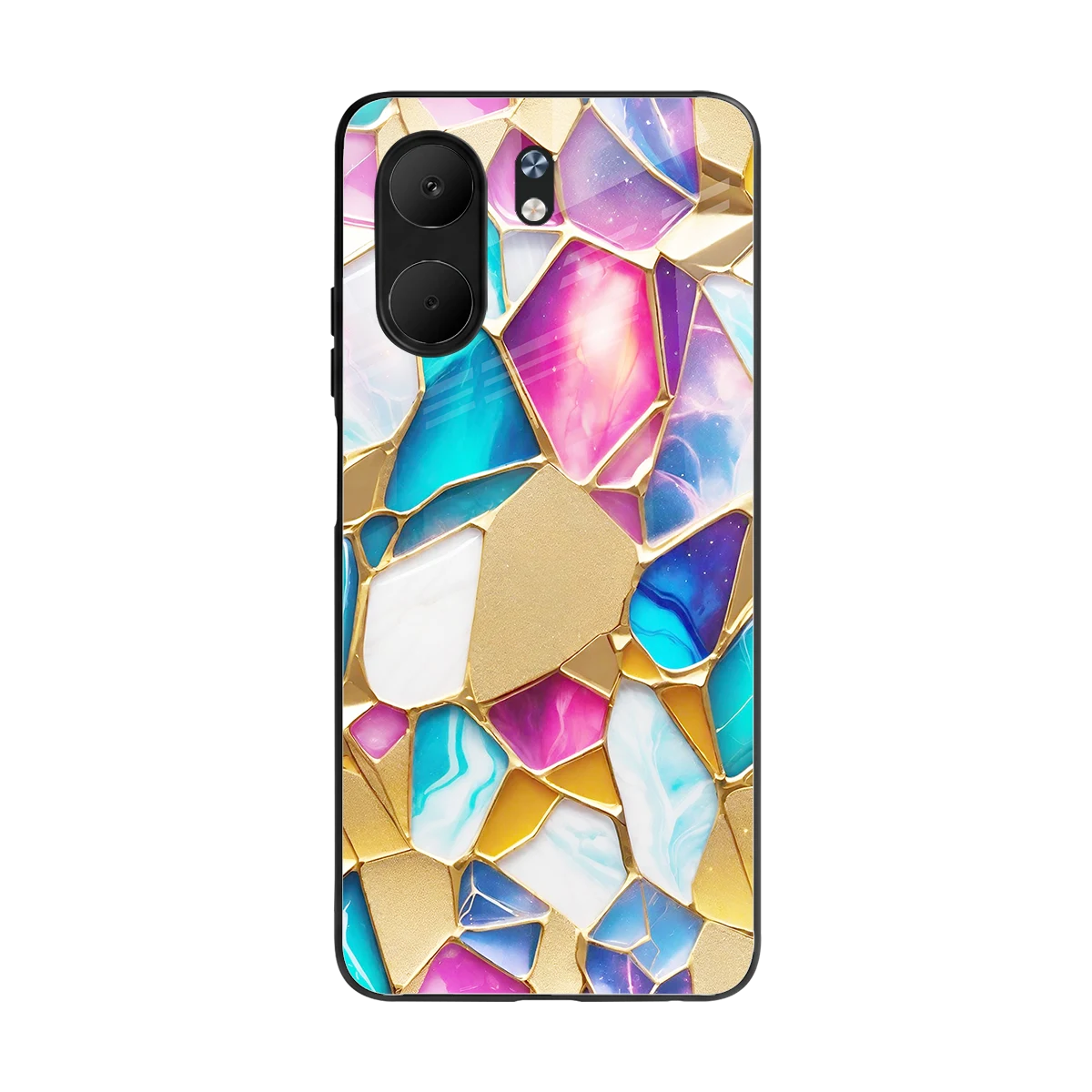 Luxe Spectrum back phone cover | glass case for oppo a5x 5g
