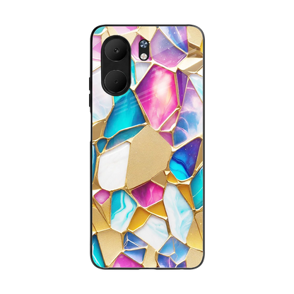 Luxe Spectrum back phone cover | glass case for oppo a5x 5g