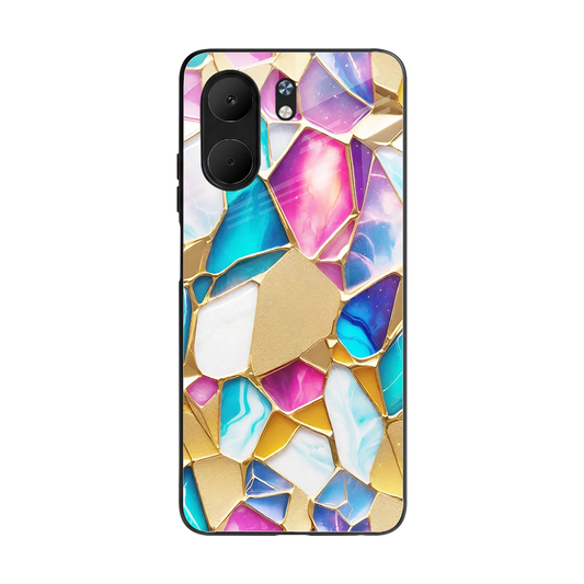 Luxe Spectrum back phone cover | glass case for oppo a5x 5g