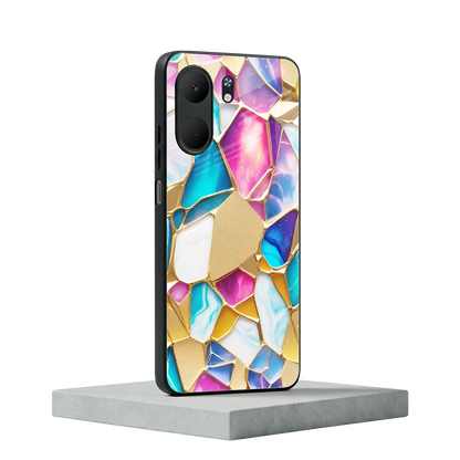 Luxe Spectrum oppo a5x 5g mobile cover | shockproof glass phone case