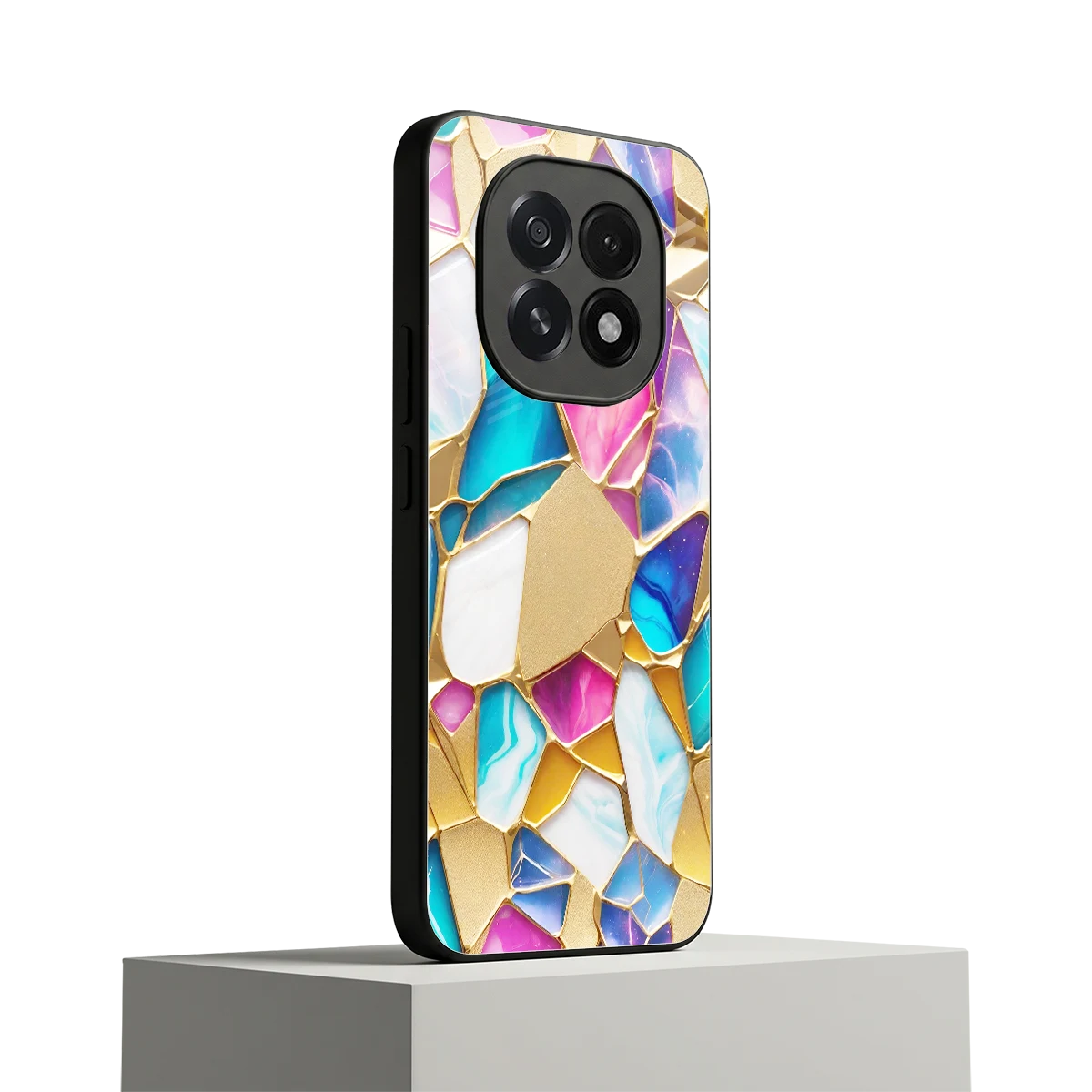 Luxe Spectrum oppo f29 5g mobile cover | shockproof glass phone case