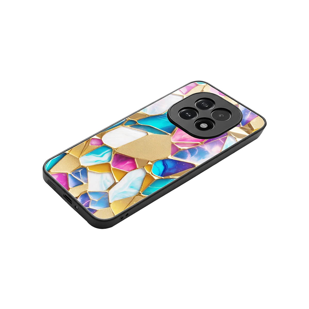 Luxe Spectrum stylish phone case for oppo f29 5g | glossy glass and slim fit