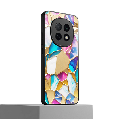 Luxe Spectrum oppo f29 pro 5g mobile cover | shockproof glass phone case