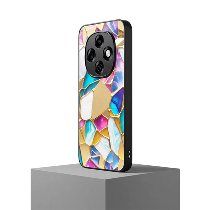 Luxe Spectrum oppo f31 pro 5g mobile cover | shockproof glass phone case